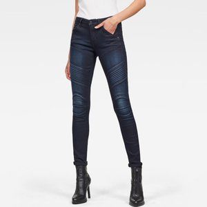 G-STAR RAW 5620 CUSTOM MID SKINNY JEANS